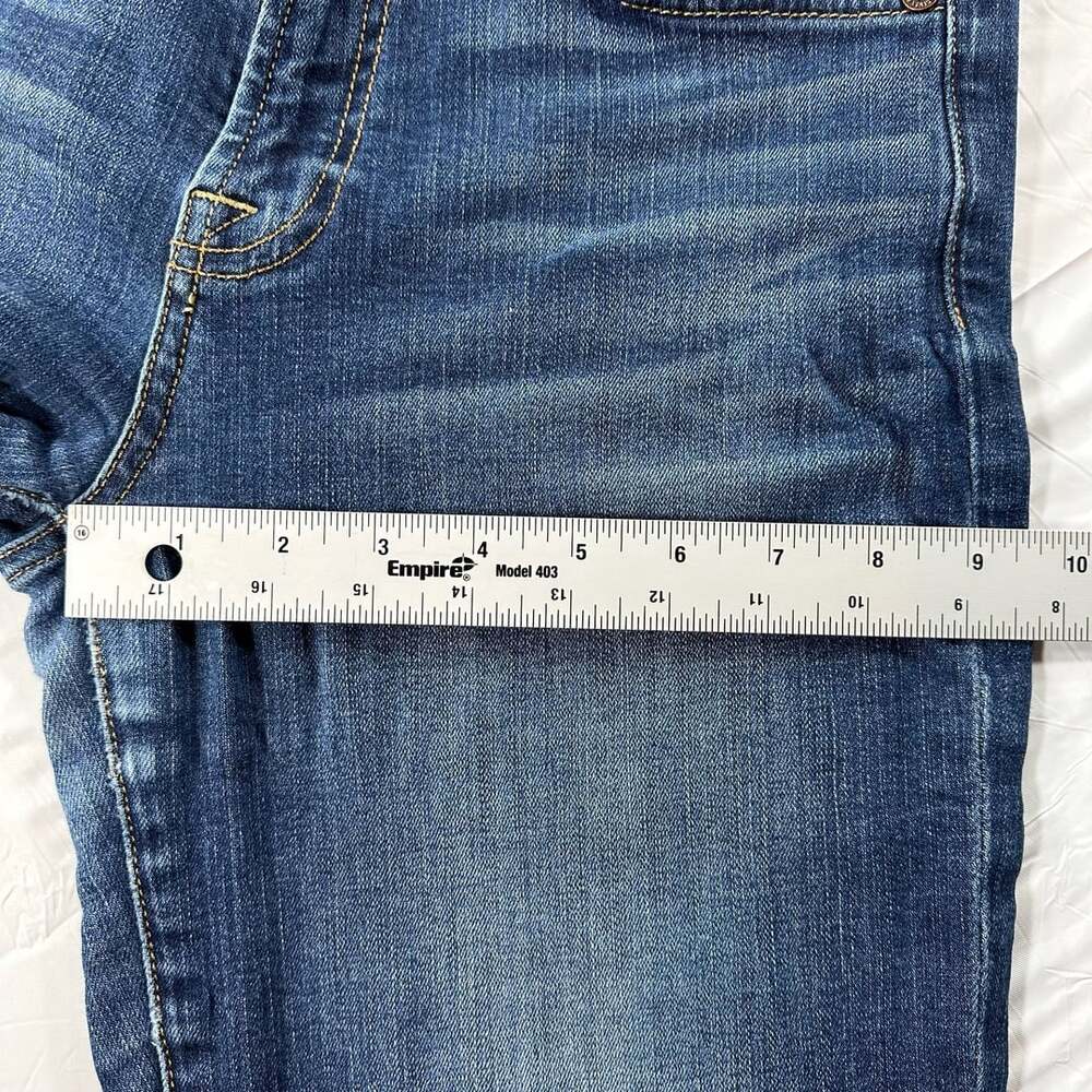 7 For All Mankind Kimmie Straight Leg Jeans, Size 29, Dark Wash - Picture 9 of 12